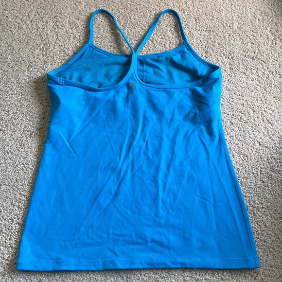 Turquoise Blue Racerback Lululemon Tank Top - Picture 2 of 5